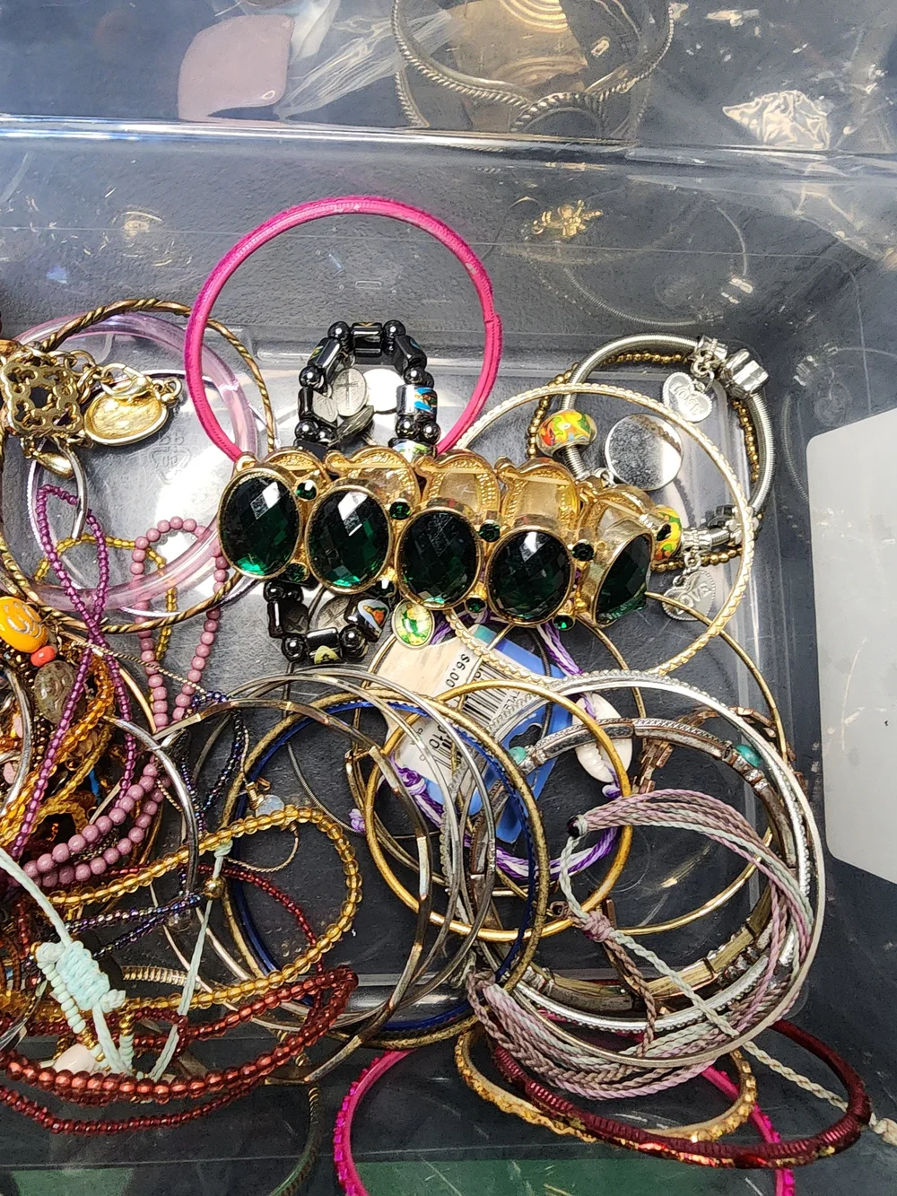 1lb Multi-Color  Bracelet and Bangle Set May Or May Not Have Matches